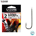 Sasame F-848 Long Shaft İğne #2 (22Ad) Siyah