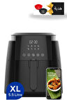 Digital Fastfryer XL ( Yağsız Fritöz Airfryer ) HAF-02, Pişirme Kabı Hediyeli