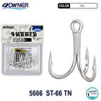 Owner 5666 ST-66TN Tin Üçlü İğne #1/0