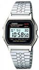 Casio A159W-N1DF Alarmlı Kronometreli Dijital Metalik Üniseks Kol Saati