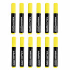Artline Fosforlu Kalem Kesik Uç Neon Renkler Sarı 12 Adet