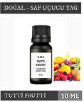 TUTTİ FRUTTİ Uçucu Yağ Buhurdanlık Esansı Oda Kokusu DİFÜZÖR Uçucu Esansiyel Yağ Buhur Yağı 10 ML.