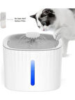 Kedi Köpek Su Pınarı Otomatik Kedi Su Şelalesi, Led Işıklı Kedi Su Sebili, Ultra Sessiz 3 Litre