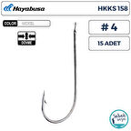 Hayabusa HKKS 158 Tekli İğne Nikel #4 (15 Adet)