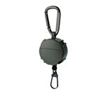 Daiichiseiko Carabiner Reel + Micro Case 2 Gözlü Aksesuar Askısı Foliage Green