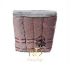 Nevresim Dünyası Basic Pudra 4lü 70x140cm Havlu Seti