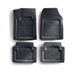 Mitsubishi Space Star Araca Uyumlu 4D Elegance Kutulu Siyah Oto Paspas Takımı