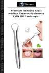 Premium Temizlik Aracı Modern Tasarım Paslanmaz Çelik Dil Temizleyici