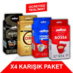 Espresso Classico Italiano + Qualità Oro + Crema e Gusto + Qualità Rossa  Filtre Kahve (250gr) 4'Lü Paket