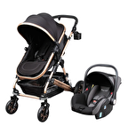 Norfolk Baby Voyage Air Luxury 5 İn1 Travel Sistem Bebek Arabası -Siyah