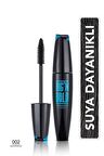 Flormar Suya Dayanıklı Hacim Veren Maskara (Siyah) - Big N Bold Mascara - 002 - 8682536040419