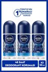 Nivea MEN Erkek Roll-on Deodorant Fresh Active 50ml, 48 Saat Koruma, X3 Adet