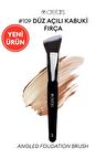 Düz Açılı Kabuki Fırça Cre'Ars Angled Foundation Brush #109