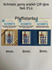 SCHMETZ Geniş Aralıklı Çift Iğne Seti 3'lü