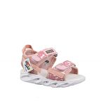 120 Işıklı Pudra Çocuk Sandalet