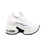 GUJA 23y300-2 Dolgu Topuk Beyaz Kadın Sneakers