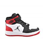 Cool Haykat Boğazlı Siyah-Kırmızı Çocuk Sneakers