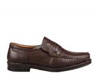 KOMCERO 3y1622 Hakiki Deri Kahve Erkek Günlük Ayakkabı