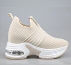 GUJA 24y300-8 Dolgu Topuk Bej Kadın Sneakers