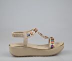GUJA 24y121-2 Ortopedik Bej Kadın Sandalet