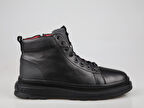 MARCOMEN 18473 Hakiki Deri Siyah Erkek Bot