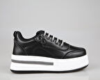Marka Sesi 319 Siyah-Beyaz Kadın Sneakers