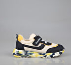 Şirin Bebe 251-1 Lacivert Sarı Çocuk Sneakers