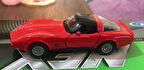 Oyuncak Metal Model Araba 1 / 36 Çek Bırak 1982 Corvette Coupe Kırmızı