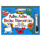 Adım Adım Resim Yapıyorum Eğitici Bebek Kitabı 1 Adet