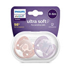 Ultra Soft Emzik 0-6 Ay, 2'li Paket, Kız 1 Adet