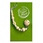 Doğal Ahşap Emzik Askısı (2 ADET)