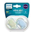 Ultra Air Emzik 0-6 Ay, 2'li Paket, Unisex (3 ADET)