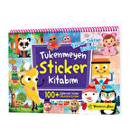 Tükenmeyen Sticker Kitabım - Eğlenceli Yüzler (100+ Tekrar Tekrar Kullanılabilen Sticker)