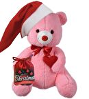  Yılbaşı Özel Konseptli  Romantik "Merry Christmas" Peluş Ayı 80 cm