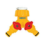 Hozelock 2256 Çift Musluk Bağlantı