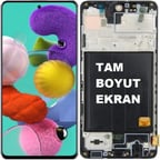 Samsung Galaxy A51 SM-A515F Lcd Ekran Dokunmatik Çıtalı (Tam Boyut) mj77
