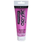 Daler Rowney Graduate Akrilik Boya 120ml Metallic Pink (722)