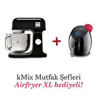 Kenwood kMix Mutfak Şefi 5 Lt KMX750AB + Airfryer XL Siyah HFP30.000BK Hediyeli