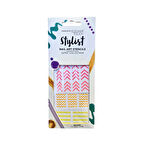 Elegant Touch Aztec Tırnak Sticker Seti - 3'lü Renkli Tırnak Süsü