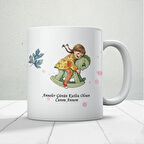 Anneler Günün Kutlu Olsun Canım Annem Yazılı Hediyelik Kupa Mod3