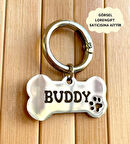 İsme Özel Çelik Kedi Köpek İsimlik Künyesi Gümüş