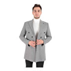 Erkek Kruvaze Kaşe Kaban