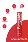 Feroglobin Fızz Demir (Gentle Iron), C Vitamini,Folik Asit, Çinko,Bakır İçeren 20 Efervesan Tablet