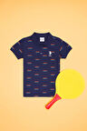 Erkek Çocuk Lacivert Polo Yaka Tişört 50266077-VR033