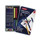 DERWENT WATERCOLOUR COLLECTION 12 RENK METAL KUTU