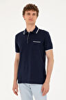Erkek Regular Fit Polo Yaka Lacivert Tişört 50287108-vr033