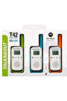 Motorola Talkabout T42 Pmr Telsiz 3'lü