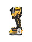 Dewalt DCF850E2T 18V 1.7AH Li-Ion Power Stack Kömürsüz Çift Akülü Darbeli Tornavida
