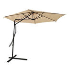 Garden Yandan Kollu Şemsiye Krem