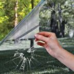 Güvenlik Cam Film Siyah Amerikan Çizilmez Orta Ton 75 cm x 6 metre